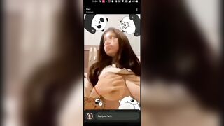 Snapchat Girlfriend Big Boobs Showing Viral MMS